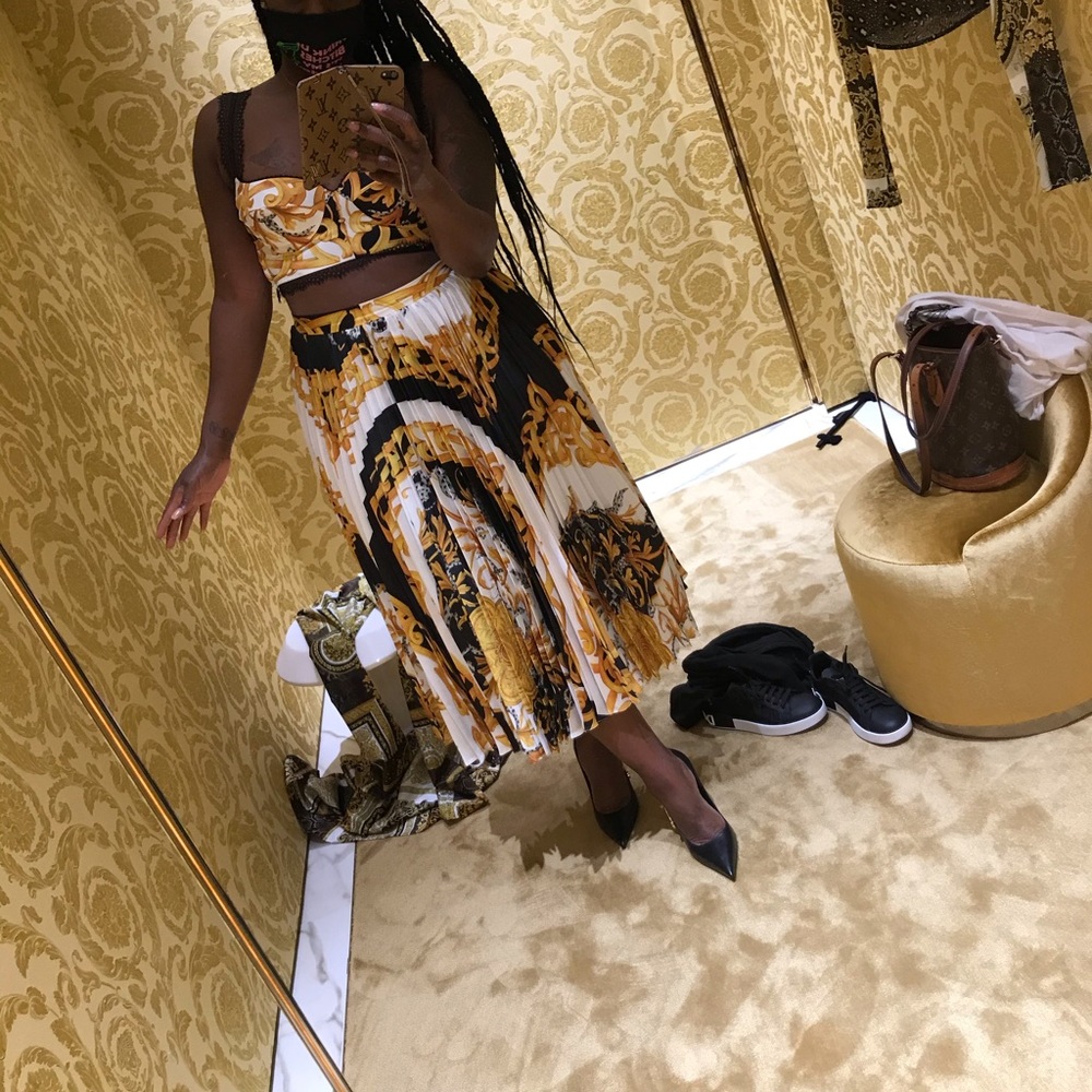 Versace skirt set